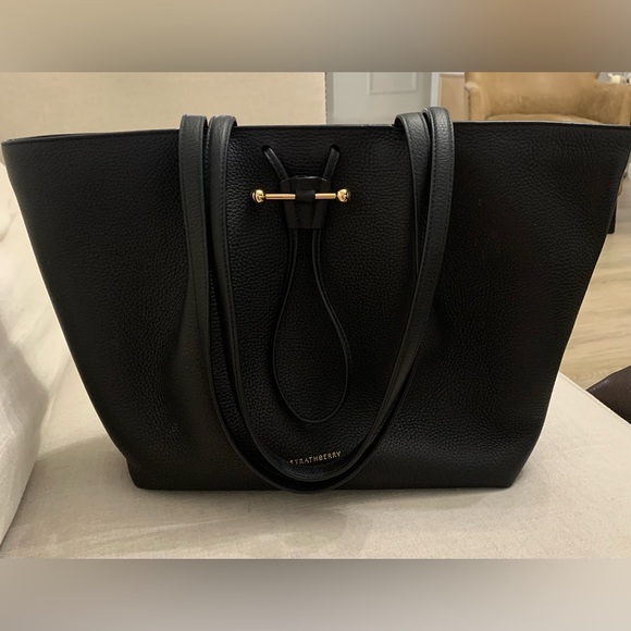 Elegant Strathberry Osette Leather Shopper Tote Bag - Picture 11 of 16